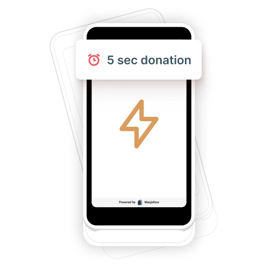 Masjidbox Terminal - Flash Mode for busy times