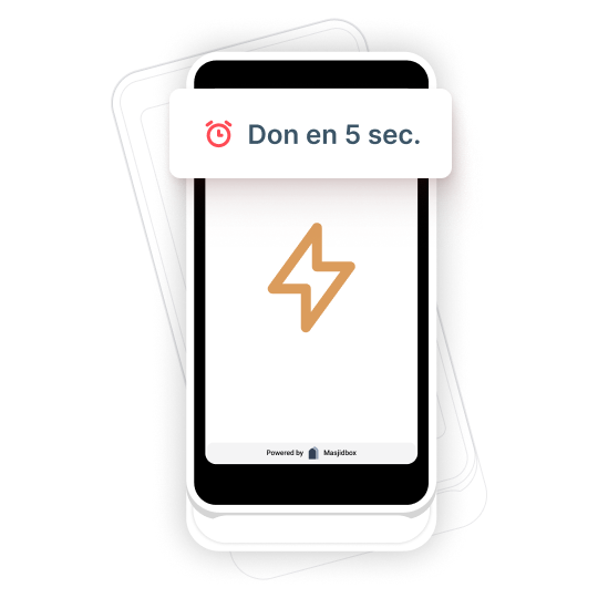 Masjidbox Terminal - Flash Mode for busy times